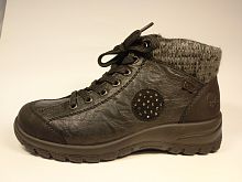 Rieker (бот.жен. чер. шнур/молн ,д/сез.)