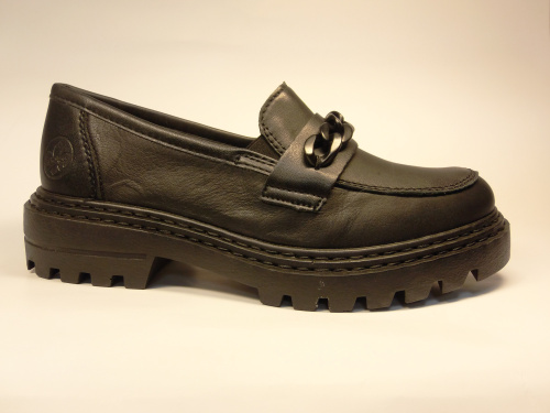 Rieker (п/бот. ж. черные языч.. лето)