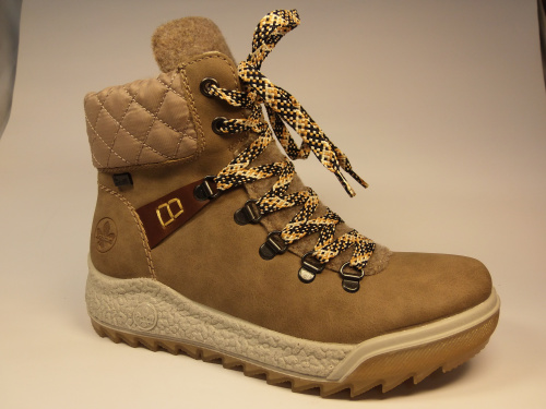 Rieker (бот.жен. беж. шнурки ,д/сез.)