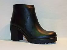 TAMARIS (бот.ж.черн. молн, каблук,  д/сез)