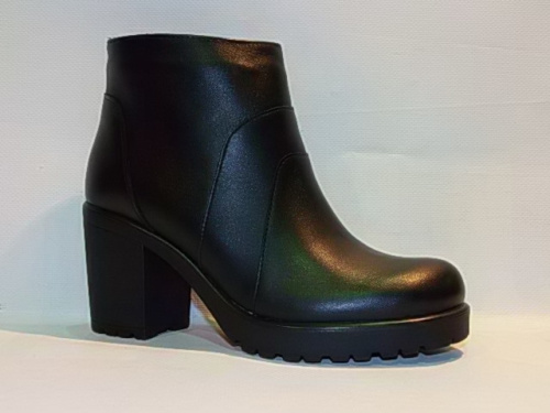 TAMARIS (бот.ж.черн. молн, каблук,  д/сез)