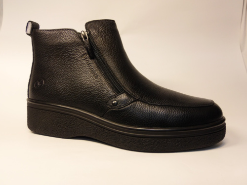 SALAMANDER (п/сап. муж. черные, 2 молн, зима)