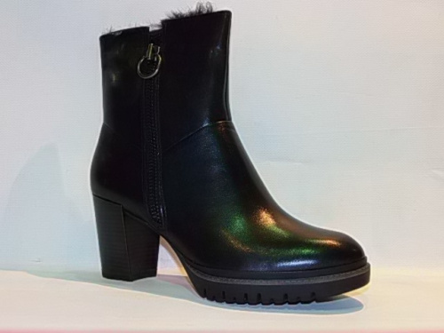 TAMARIS (сап.ж. черн. молния, каблук, д/сез)