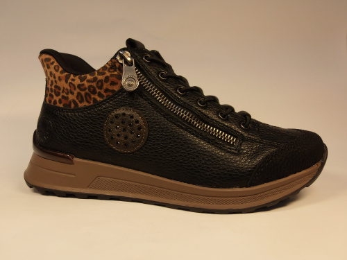 Rieker (бот.жен.черн. шн. молн, д/сез.)