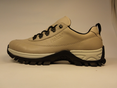 Rieker (п/бот.жен. беж. шнурки, лето)