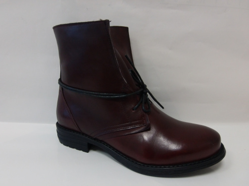 Francesco Donni  (п/сап. жен.бордо, шнурки, зима)