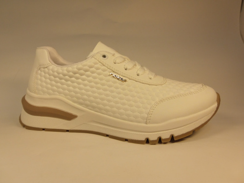 Rieker (п/бот.жен. белые шн,лето)