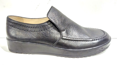 104-747B-1102 SALAMANDER п/б мужские, весенне-летние, с язычком, чёрные