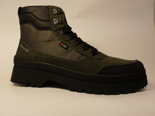 Rieker (бот. муж. зелен.. шнур/молн.  д/сез.)