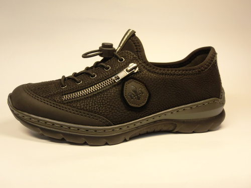 Rieker (т.жен. черн. шнурки, лето)